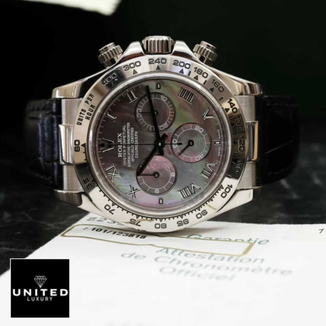 Rolex Daytona Mother Of Pearl Roman Dial 116508 Swiss Super Clone Rolex Daytona 116519 Mother of Pearl Dial Romen Numerial Replica