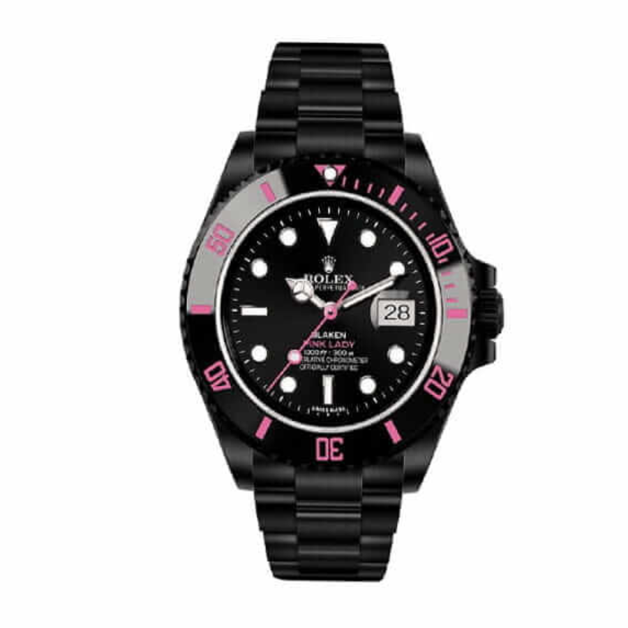 Rolex-Submariner-116610N-Pink-Venom-Black-Dial-Replica Rolex Submariner 116610N "Pink Venom" Perfect Duplicate 1:1 - Image 1
