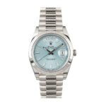 Rolex Day-Date 228206 "Ice Blue Baguette" Premium Duplicate