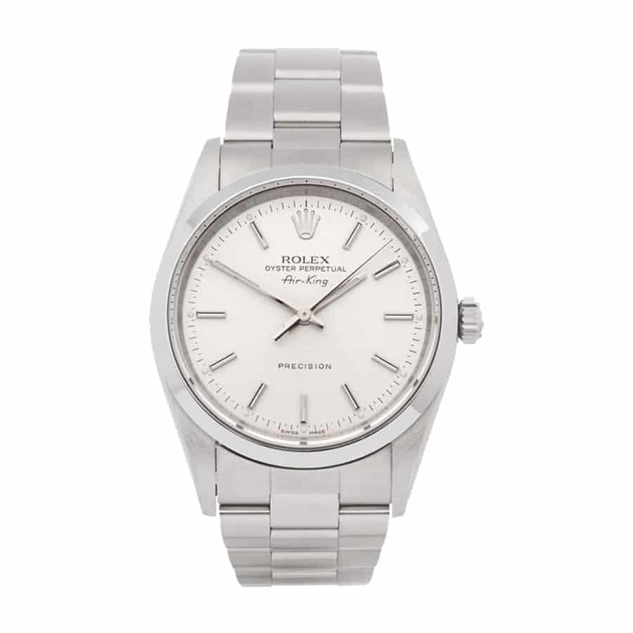 rolex-stainless-steel-air-king-white-dial-14000-oyster-replica Rolex Air-King 14000 "White Dial" Authentic Copy 1:1 - Image 1