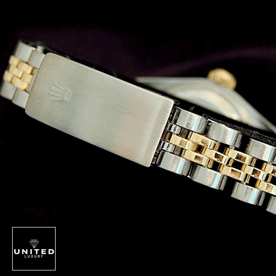 Rolex Datejust 69173 Exclusive Clone Edition Rolex Datejust Jubilee Bracelet replica stainless steel rolex logo on the buckle
