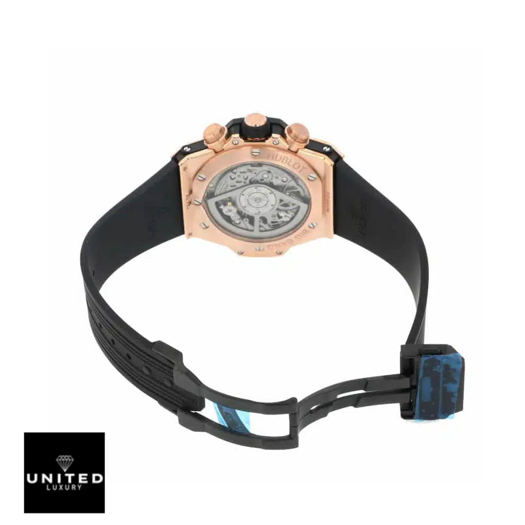 Hublot Big Bang Unico 441.OX.1180.RX "King Gold" Master Clone Quality Yeni Proje 3 25 The Hublot Big Bang King Gold 441.OX.1180.RX Black Rubber Bracelet Open Clasp
