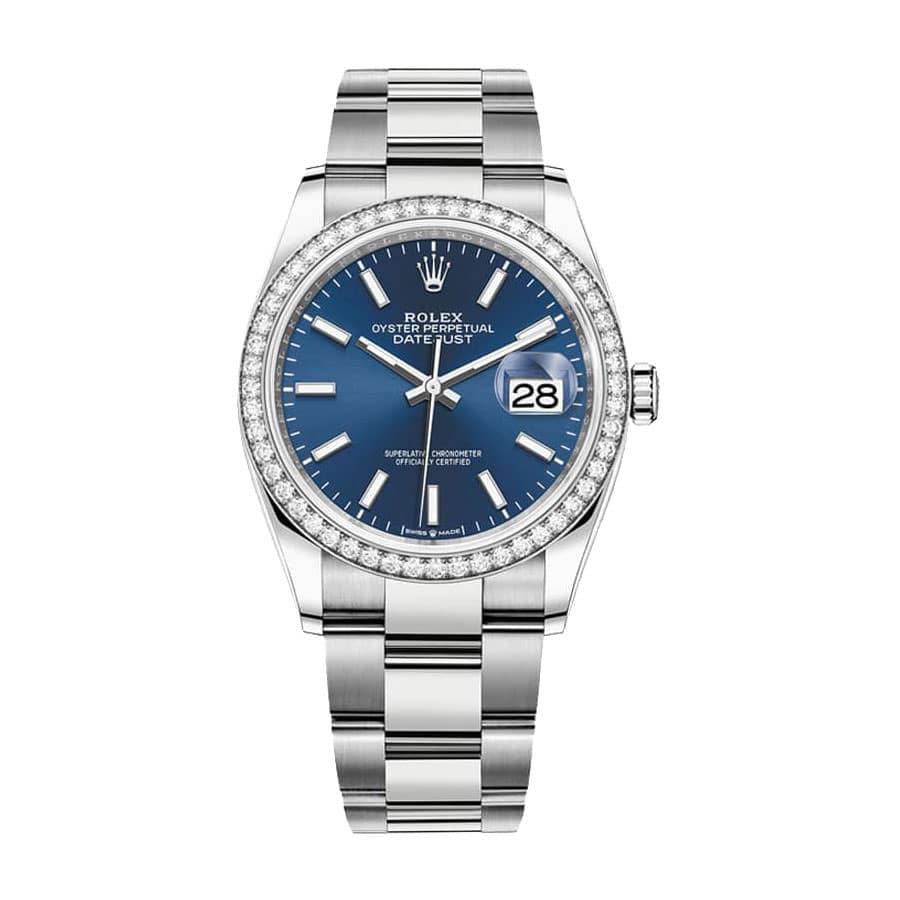 rolex-datejust-126284rbr-steel-automatic-blue-dial-oyster-replica Rolex Datejust Steel Diamond 126284RBR Top Grade Clone 1:1 - Image 1