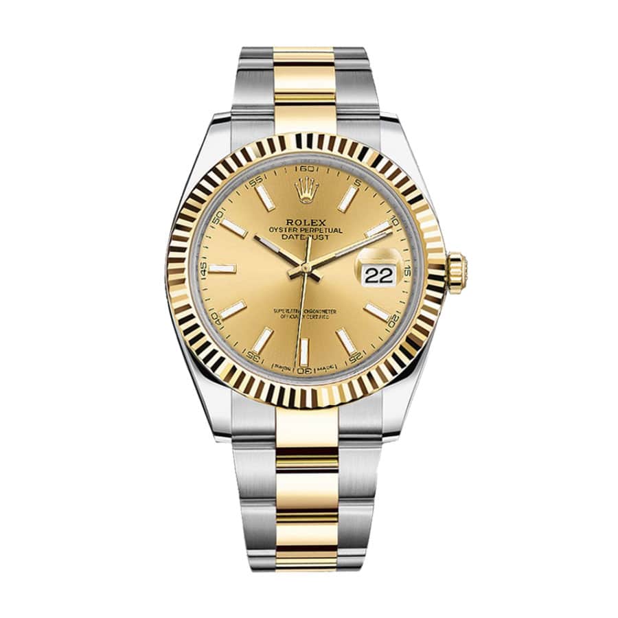 rolex-datejust-126333-steel-yellow-gold-champagne-dial-oyster-replica-1 Rolex Datejust 126333 Oyster Perpetual Yellow Gold Replica 1:1 - Image 1