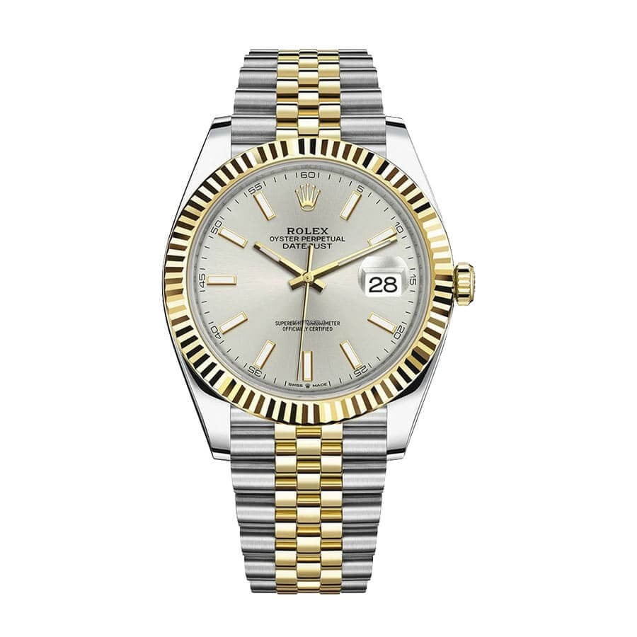 rolex-datejust-126333-yellow-gold-steel-silver-dial-jubilee-replica-1 Rolex Datejust 126333-0002 Super Clone Edition - Image 1