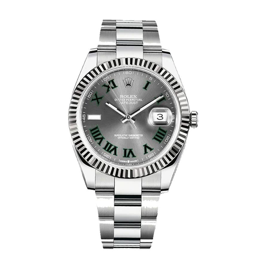 rolex-datejust-126334-41mm-wimbledon-steel-automatic-grey-dial Rolex Datejust 126334 Wimbledon Replica - Image 1