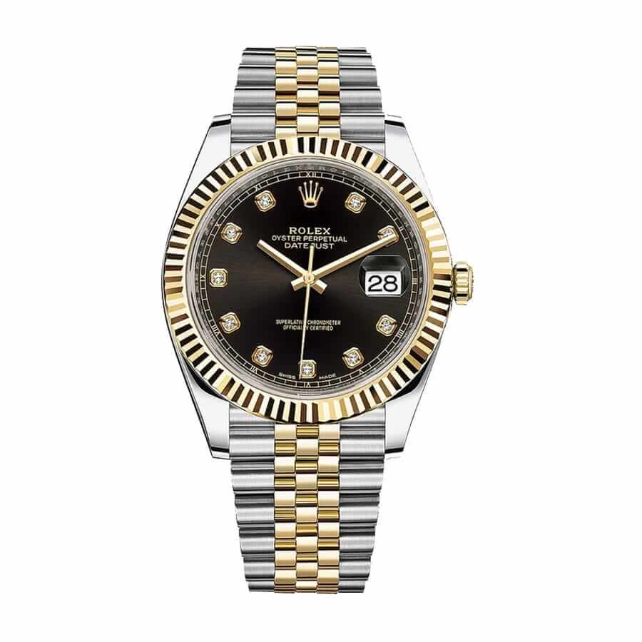 rolex-datejust-178383-31mm-steel-gold-automatic-black-dial Rolex Datejust 12633BKDJ Ultra Realistic Replica - Image 1