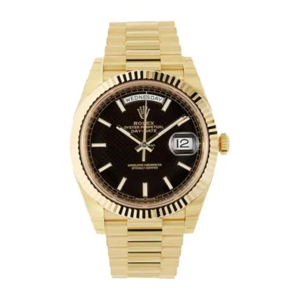 Rolex Day-Date 228235-0002 "Black Dial" Precision Replica Edition