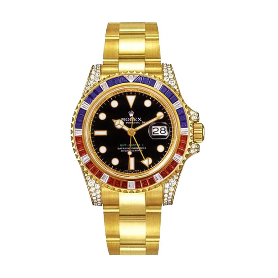 rolex-gmt-master-ii-116718ln-haribo-diamonds-automatic-replica Rolex GMT-Master II 116718LN "Haribo" Detailed Replica - Image 1
