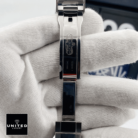 Rolex Yacht-Master 116622 Rhodium Supreme Replica Edition rolex yacht master 116622 0003 replica clasptype Rolex 116622-0003 Yacht Master Replica opened clasp
