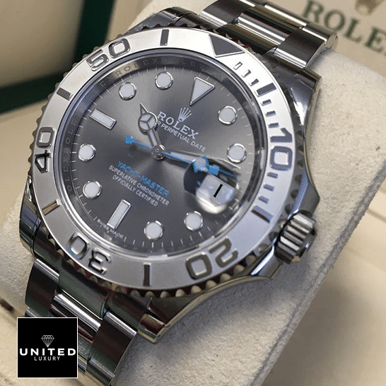Rolex Yacht-Master 116622 Rhodium Supreme Replica Edition rolex yacht master 116622 0003 replica mercedes Rolex Yacht Master 116622-0003 Replicain the rolex box