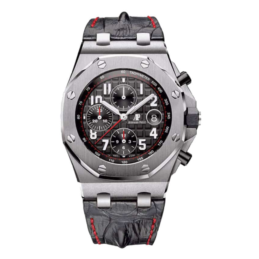AP-Chrono-Gray-Dial-Replica-3 Audemars Piguet Royal Oak Offshore 26470ST.OO.A101CR.01 "Chronograph" Masterpiece Replica - Image 1