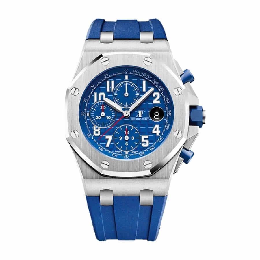 audemars-piguet-royal-oak-offshore-blue-dial Audemars Piguet Royal Oak Offshore 26408OR.OO.A010CA.01 "Navy" Ultra Clone 1:1 - Image 1