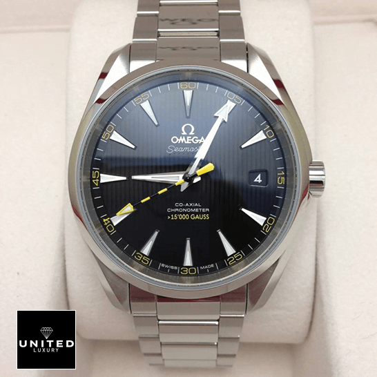 Omega Seamaster Aqua Terra Co-Axial Master Chronometer 231.10.42.21.01.002 Authentic Clone 1:1 omega aqua terra 231.10.42.21.01.002 replica front Omega Seamaster Black Dial 231.10.42.21.01.002 Replica in the box