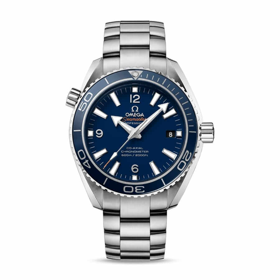 omega-seamaster-planet-ocean-steel-232-90-42-21-03-001 Omega Seamaster Planet Ocean 232.90.42.21.03.001 Blue Dial Near Original Replica - Image 1