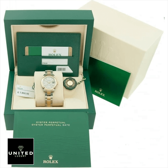 Rolex Lady-Datejust Two-Tone 279163-0002 1:1 Clone Edition Rolex Datejust 279163 Oyster Bracelet Replica in the rolex box