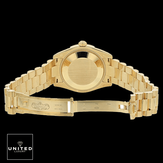 Rolex Datejust 178288-0001 Yellow Gold Jubilee Bracelet Open Clasp