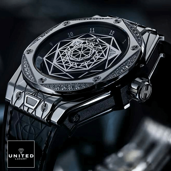 Hublot Big Bang "Iced Out" Diamond 415.NX.1112.VR.1704.MXM17 Masterpiece Clone hublot big bang sang bleu titanium pave 415 NX 1112 VR 1704 MXM17 replica right Hublot Big Bang Sang Blue Titanium Pave 415_NX_1112_VR_1704_MXM17 Replica