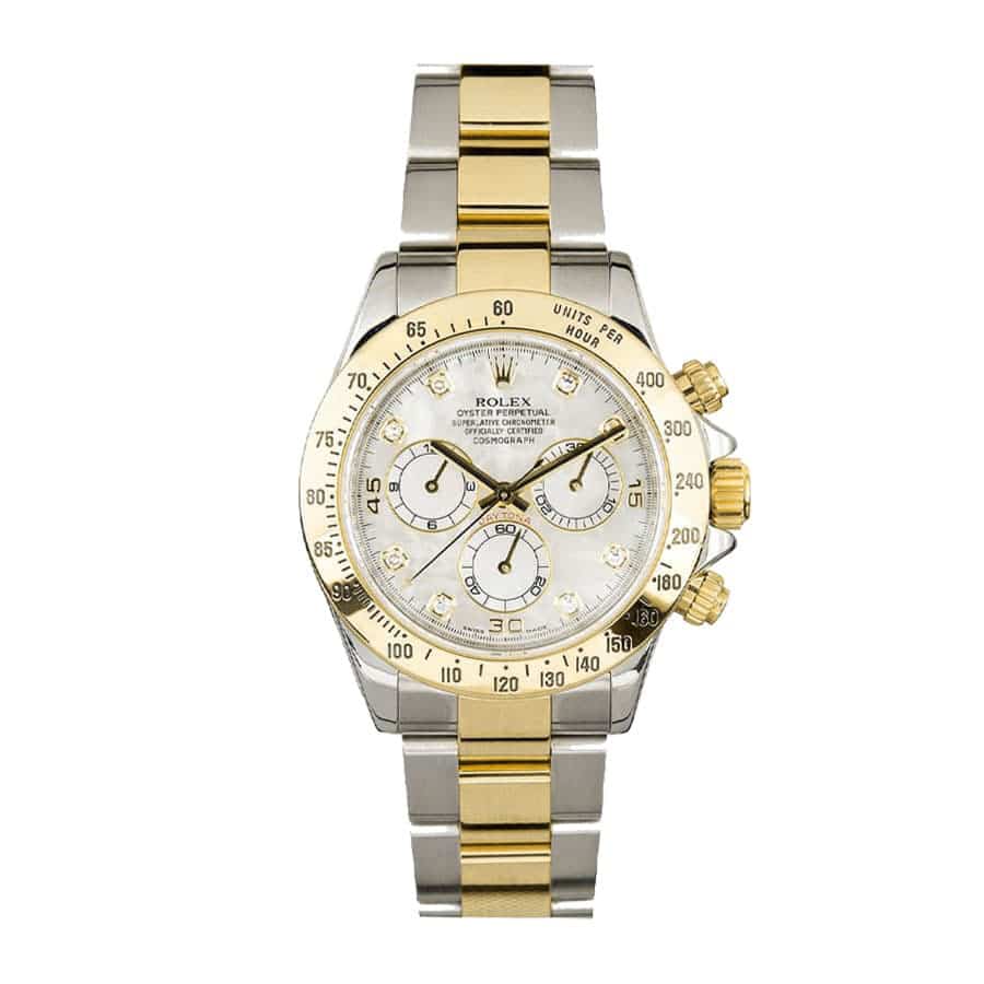 rolex-daytona-two-tone-116523-oyster-replica Rolex Daytona Two-Tone 116523 "White Dial" Authentic Super Replica - Image 1