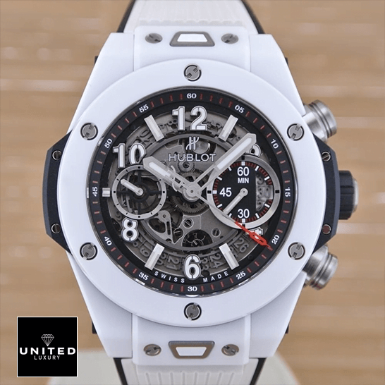 Hublot Big Bang Unico "Skeleton" 411.JX.4802.RT.1904 Top Tier Replica Edition hublot Hublot Big Bang 411.HX_.1170.RX White Bezel Replica front view