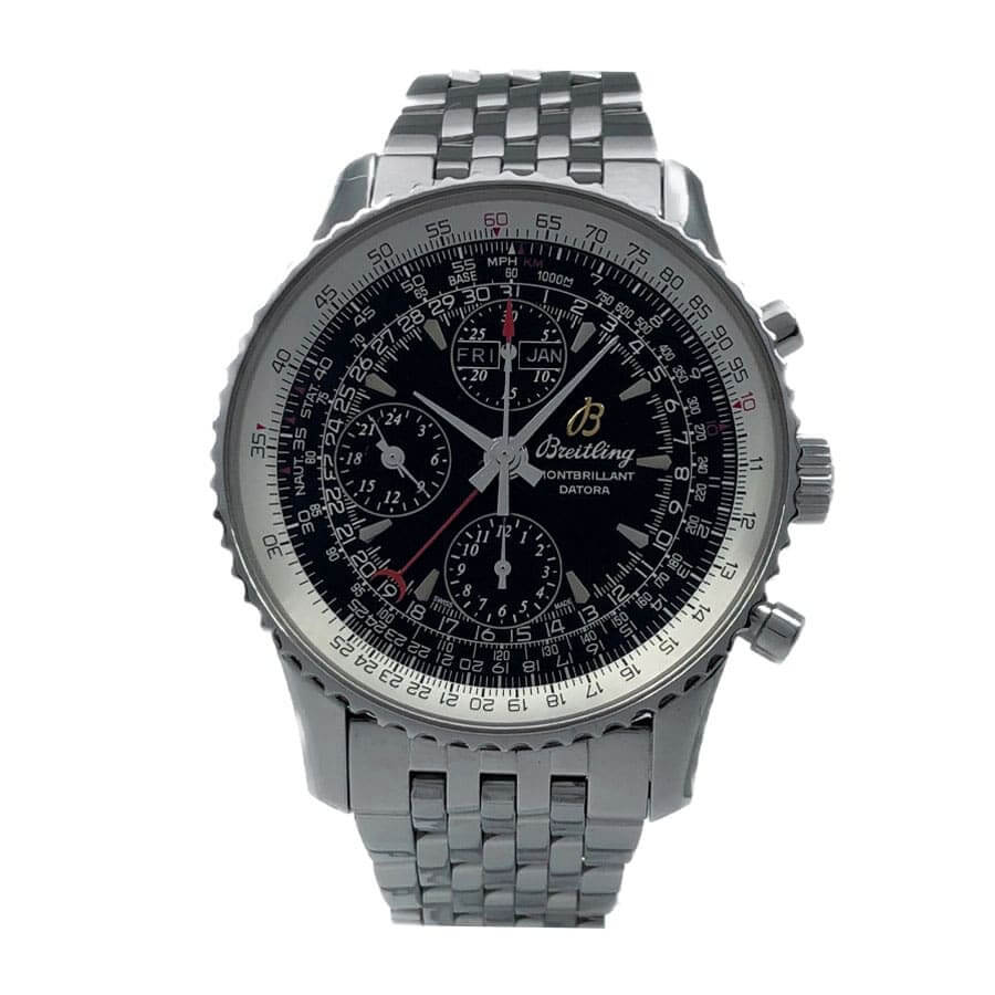 breitling-montbrillant-datora-black-dial-a2133012-b571-replica-2 Breitling Montbrillant Datora "Triple Calendar" A2133012/B571 Exact Replica 1:1 - Image 1