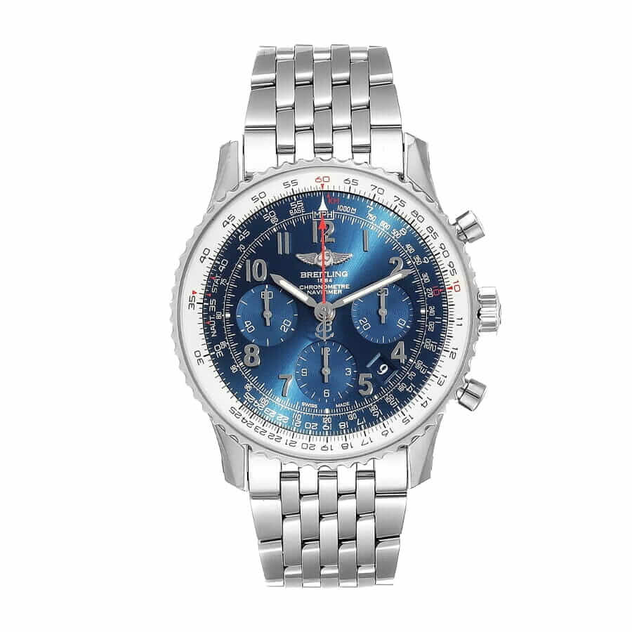 breitling-navitimer-01-blue-dial-limited-edition-ab0121c4-c920-447a-unworn-replica Breitling Navitimer B01 "Chronograph" AB0121C4-C920-447A Ultra Realistic Replica - Image 1