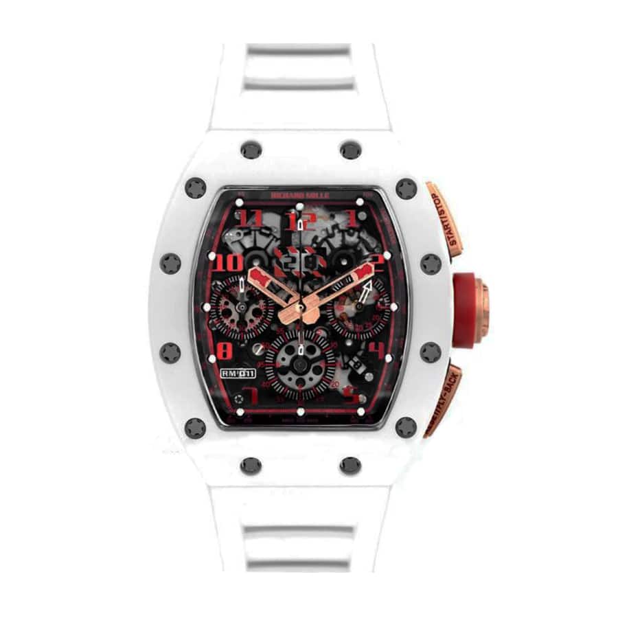 richard-mille-rm011-fm-flyback-chronograph-white-demon-limited-chronograph-replica Richard Mille RM 011 White Demon Chronograph Ultimate Clone Quality - Image 1