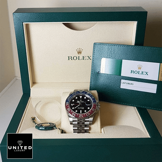 Rolex GMT-Master II "Pepsi" Jubilee 116520 Deluxe Replica Edition rolex gmt Rolex Gmt Master Pepsi 116719BLRO Replica ın the Rolex Box & Guarantee Card