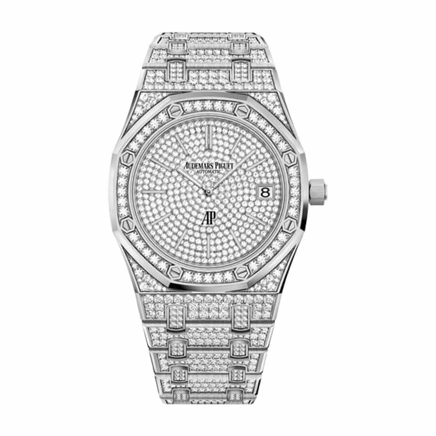 Audemars-Iced-Out-Replica Audemars Piguet Royal Oak 15452BC.ZZ.1258BC.01 Deluxe Copy Quality - Image 1