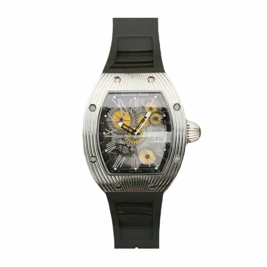 richard-mille-rm018-tourbillon-hommage-a-boucheron-n-stainless-steel-yellow-skeleton-dial-replica-1-1 Richard Mille RM 018 "Hommage à Boucheron" True to Original Copy - Image 1