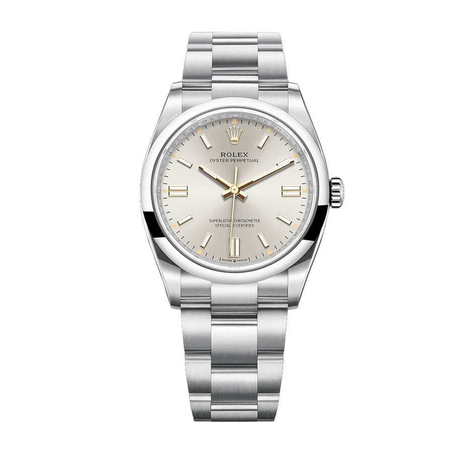 rolex-oyster-perpetual-grey-dial-126000-replica Rolex Oyster Perpetual 126000 "Grey Dial" Master Clone Quality - Image 1
