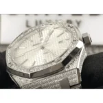 Audemars Piguet Royal Oak 15400 "Iced Out" Super Clone Perfect Clone Quality - Image 4
