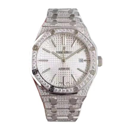 Audemars Piguet Royal Oak 15400 "Iced Out" Super Clone Perfect Clone Quality