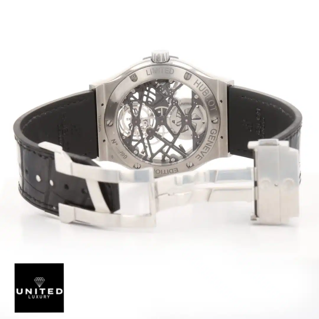 Hublot Classic Fusion 411.JX.1170.RX "Blue Diamond" Authentic Clone 1:1 Yeni Proje 14 Hublot with diamond black replica clasp and stainless steel case