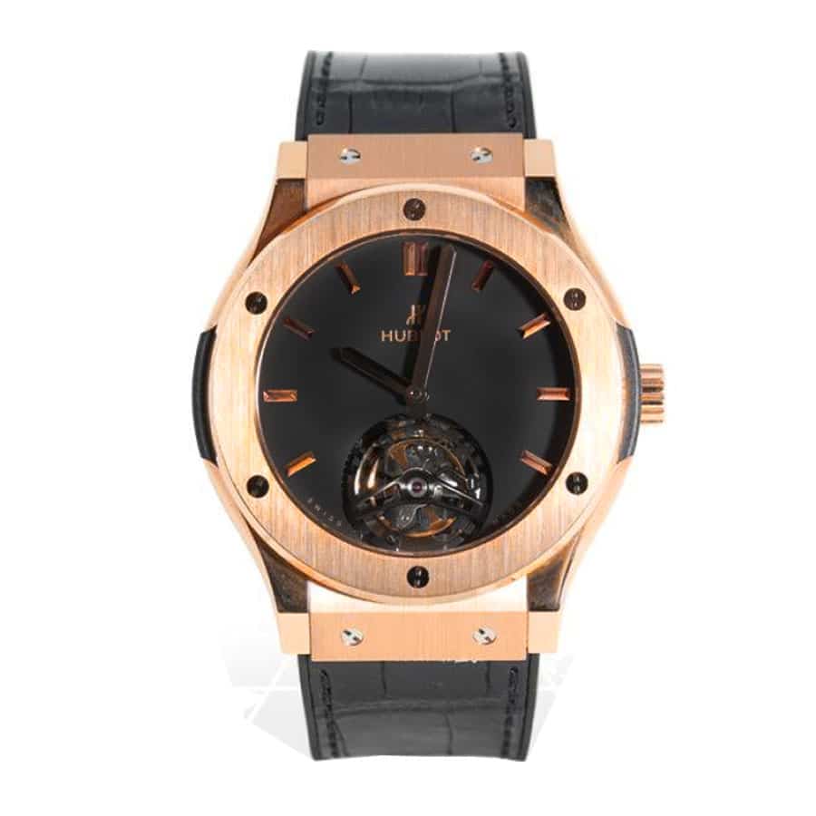 hublot-classic-fusion-tourbillon-dial-black-505-ox-1180-lr-replica Hublot Big Bang Unico Tourbillon 505.OX.1180.LR "All Black" Deluxe Replica Edition - Image 1