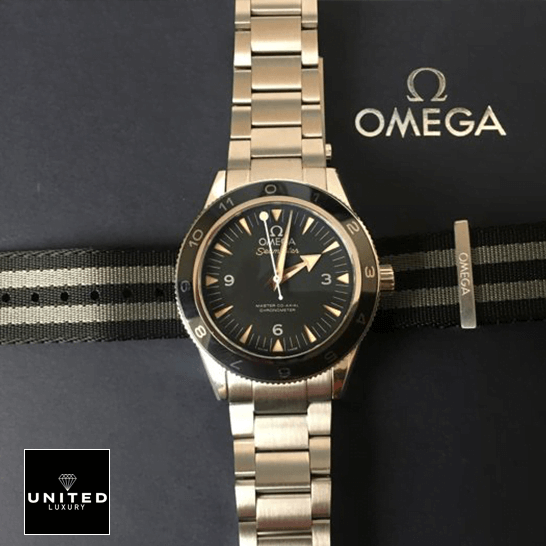 Omega Seamaster 233.32.41.21.01.001 "Spectre" Limited Edition Near Original Replica omega seamaster 30 spectre stainless steel 233.32.41.21 bezel Omega Seamaster Black Dial Stainless Steel Replica on the omega box