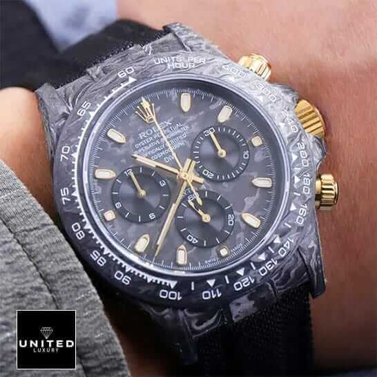 Rolex Cosmograph Daytona DIW "All Carbon Lemon Edition" Superior Replica Rolex Daytona Carbon Daytona Speedster Replica Rolex Cosmograph Daytona DIW "All Carbon Lemon Edition" Superior Replica Rolex Daytona Carbon Daytona Speedster Replica