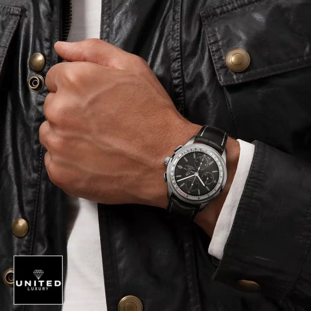 Breitling Premier Chronograph A13315351B1P2 "Black Dial" Elite Super Clone Yeni Proje 35 He's got a Breitling Premier Chronometer A13315351B1P2 Replica watch on his wrist