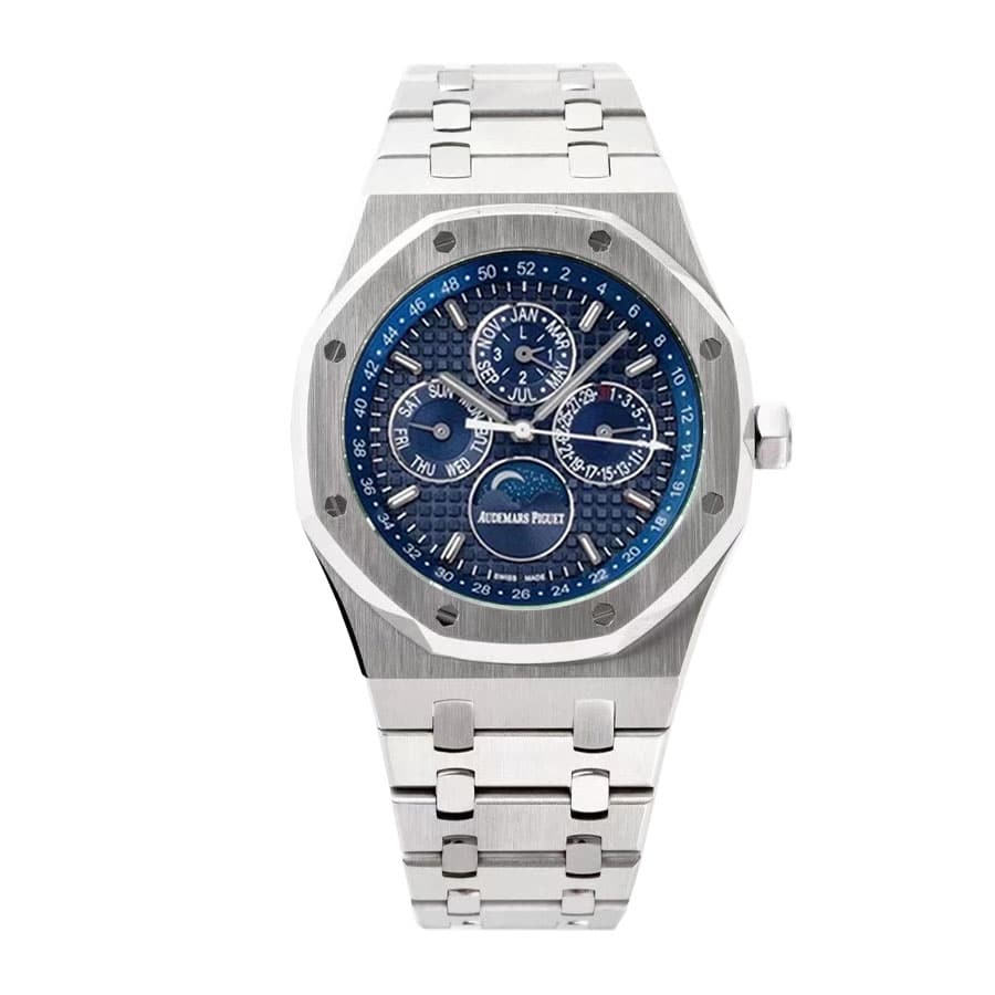 audemars-piguet-royal-oak-offshore-chronograph-blue-dial-26574st-oo-26606st-05-multifunctional-series Audemars Piguet Royal Oak Offshore 26574ST.OO.1220ST.02 "Blue Dial" Exclusive Clone 1:1 - Image 1