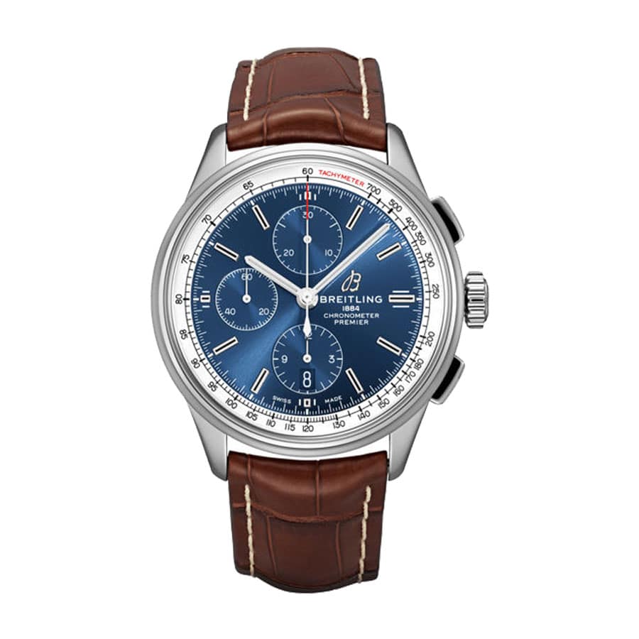 breitling-premier-automatic-chronograph-a13315351c1p2-blue-dial-replica Breitling Premier B01 Chronograph A13315351C1P2 "Blue Dial" Masterpiece Replica - Image 1