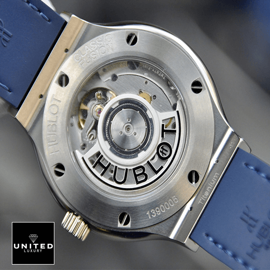 Omega Seamaster Diver 210.90.42.20.03.001 "Blue Titanium" Perfect Super Clone Hublot Classic Fusion Steel Case 1390006 Replica upside view