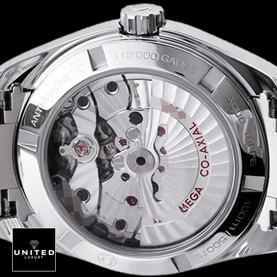 Omega Seamaster Mega Co Axıal Stainless Steel Case Replica mechanism view