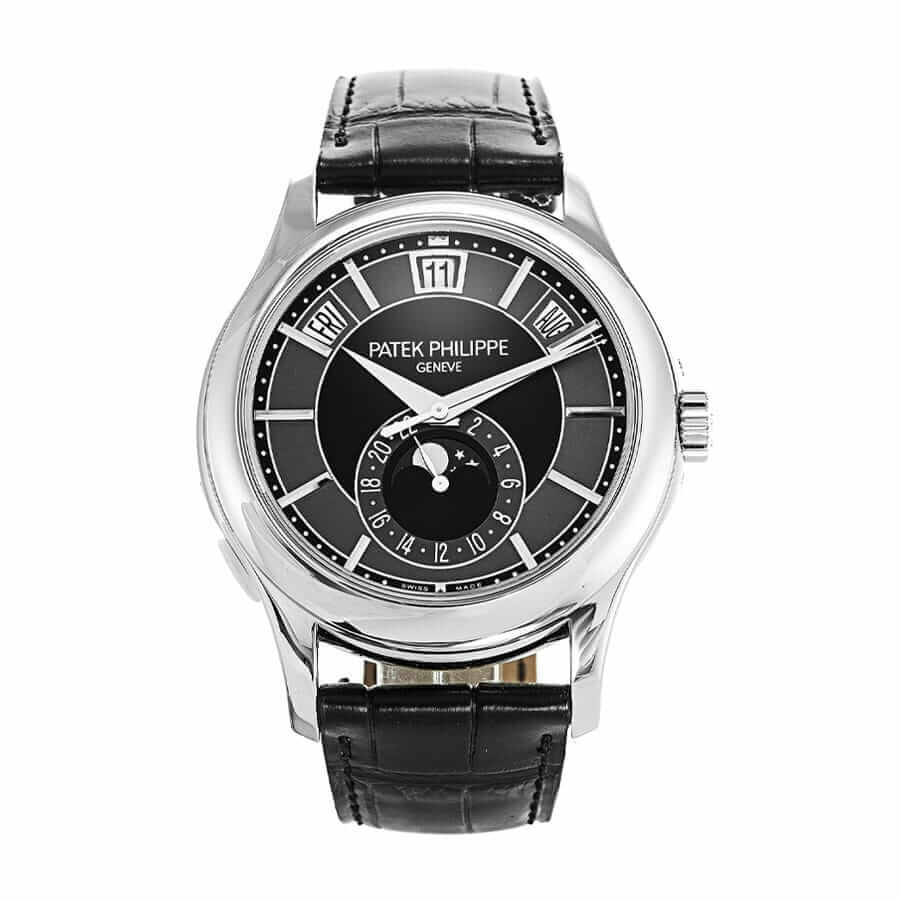 patek-philippe-complications-automatic-grey-dial-5205g-010-replica Patek Philippe Annual Calendar 5205G-010 "Opaline Dial" Deluxe Replica Edition - Image 1