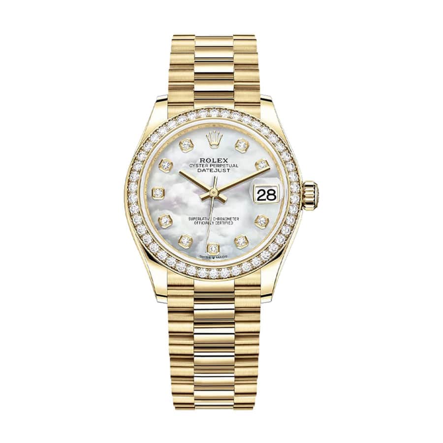rolex-datejust-mother-of-pearl-diamond-dial-yellow-gold-178288-replica-1 Rolex Datejust 178288 "Mother of Pearl Dial" Perfect Clone Edition - Image 1