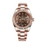 Rolex Sky-Dweller 326935 "Rose Gold Chocolate Dial" Authentic Super Replica