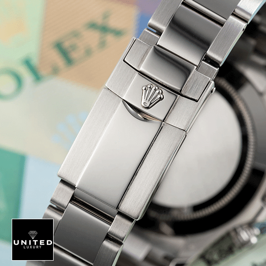 Rolex Cosmograph Daytona 116509 "White Gold" True to Original Copy Rolex Daytona 116509 Stainless Steel Oyster Bracelet Fold Clasp on the Rolex logo Replica