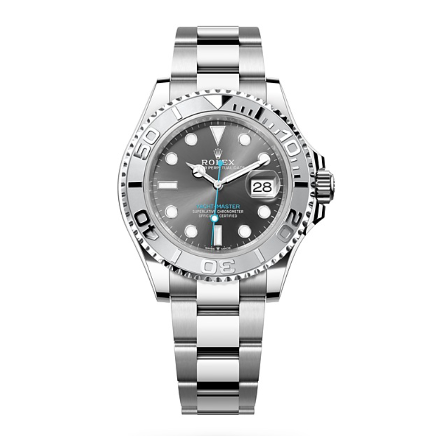 Yacht-Master-Rhodium-Replica Rolex Yacht-Master 268622 "Rhodium Dial" Ultra Detailed Clone - Image 1