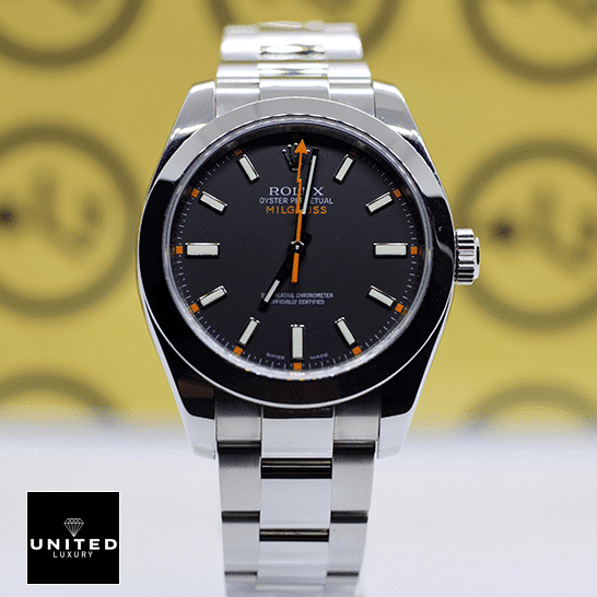 Rolex Milgauss 116400 "Black Dial" Supreme Replica Edition Rolex Milgauss 116400 Stainless Steel Case & Bracelet Black Dial Replica