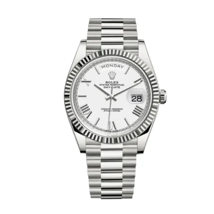Rolex Day-Date M228239 "White Roman Dial" Elite Clone Edition