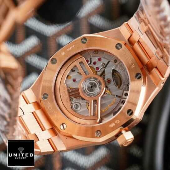 Audemars Piguet Royal Oak 15500OR.OO.1220OR.01 "Rose Gold" Exclusive Clone Edition ap 15500 rose gold back Audemars Piguet Royal Oak 15500OR.OO.1220OR.01 "Rose Gold" Exclusive Clone Edition ap 15500 rose gold back